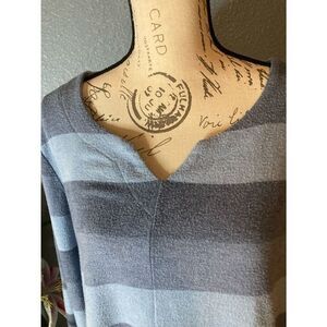 Kim Rogers super soft striped mono tone long sleeve top, size XL